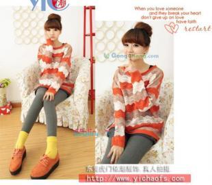 專業供應沙河服裝批發網長款針織鏤空毛衣，廠家直銷，品質保障