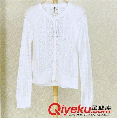 2014秋季新款針織小外套 鉤花長袖的時尚魅力與貼心設計